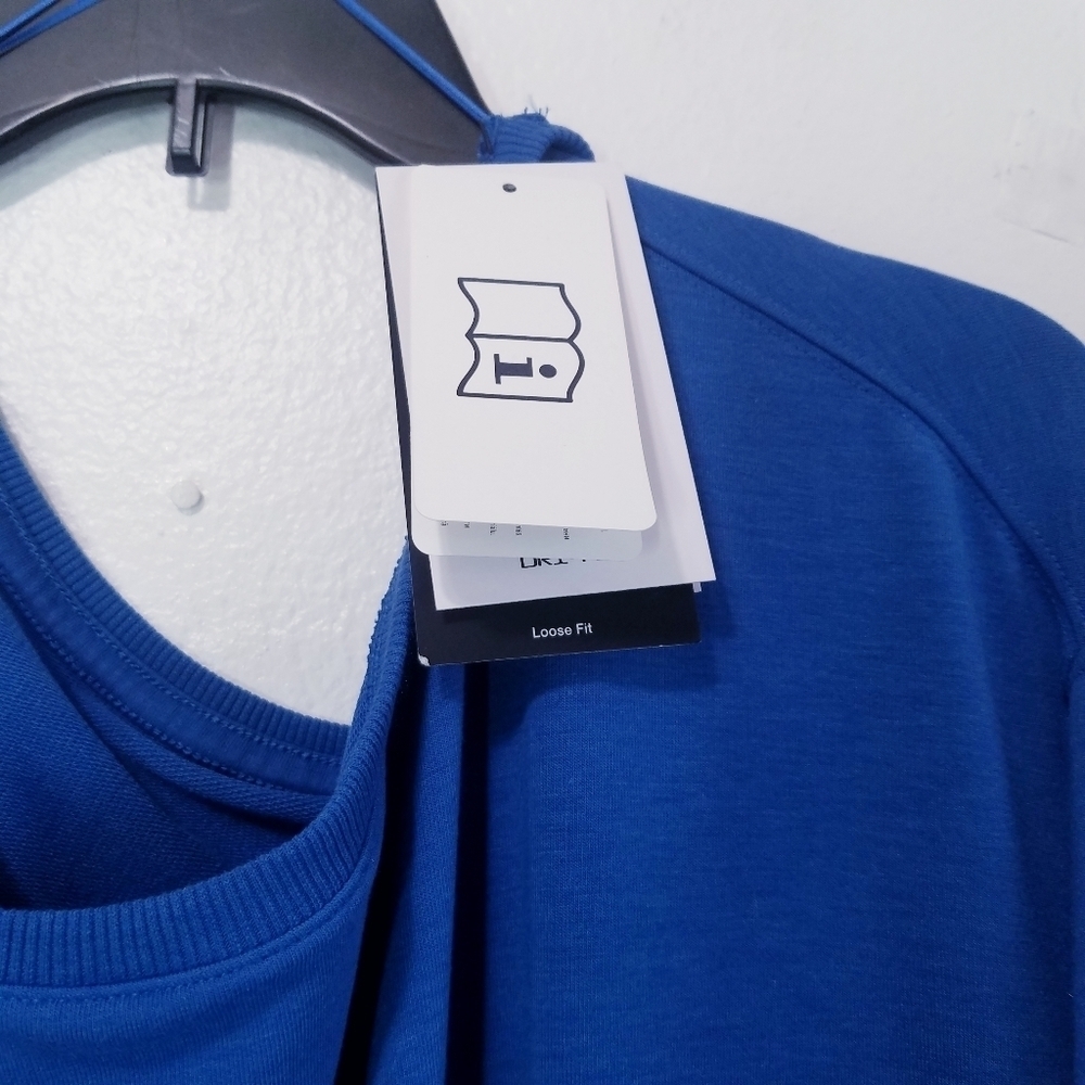 NEW Nike | Dri Fit Plus Size Jumpsuit + Front Tie, 1X, Blue - Picture 15 of 16
